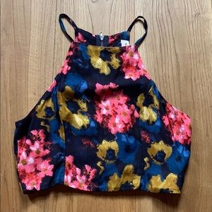 Ambercrombie and Fitch Floral Crop top S